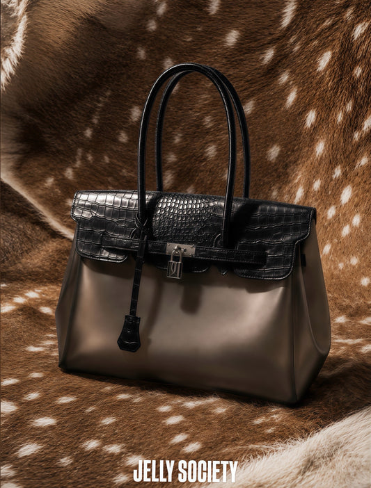The Jelly Croco Noir