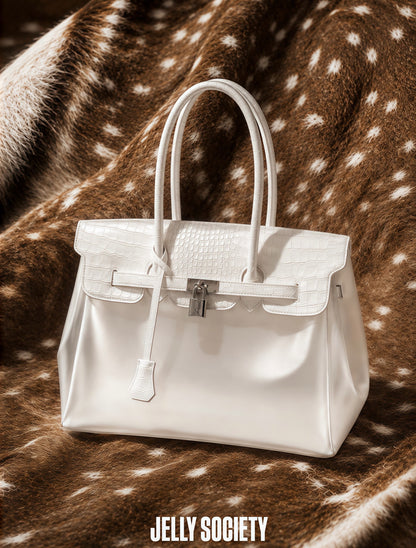 The Jelly Croco Ivory